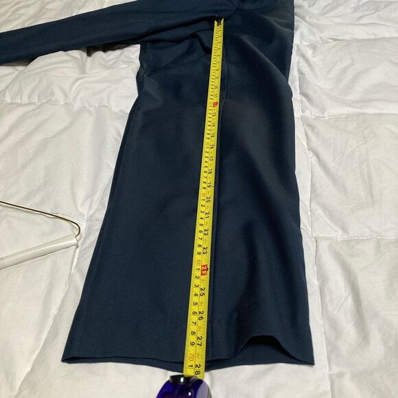 Vintage Men's Navy Tuxedo with Black Shawl Collar and Trim 34x28 / 42R Size M - Picture 6 of 9